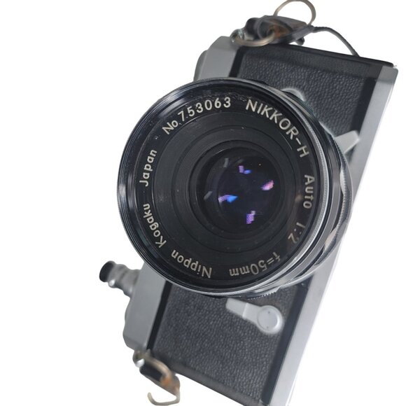 Vintage Nikkormat FTN 35mm SLR Film Camera With NIKKOR-H Auto 1:2 f=50mm Lens - Picture 9 of 14